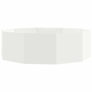 vidaXL Jardinieră Alb 120 x 120 x 35 cm Oțel