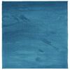 vidaXL Covor &bdquo;OVIEDO&rdquo;, fire scurte, turcoaz, 240x240 cm