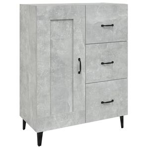 vidaXL Dulap, gri beton, 69,5x34x90 cm, lemn compozit
