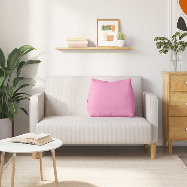 vidaXL Perna pentru spate Roz 60 x 20 x 50 cm țesătură
