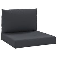 vidaXL Perne de canapea din paleți, 2 buc., negru, material textil