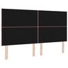 vidaXL Tăblie cap cu headboard Roz 180 cm Catifea