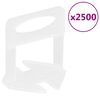 vidaXL Cleme de nivelare a plăcilor 2500 buc. 2 mm