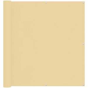 vidaXL Ecran de balcon Nisipiu 110 x 500 cm Material Oxford