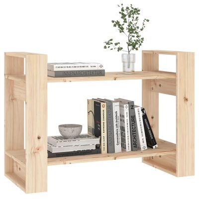 vidaXL Bibliotecă/Separator cameră, 80x35x56,5 cm, lemn masiv de pin