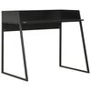 vidaXL Birou, negru, 90 x 60 x 88 cm