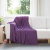 vidaXL Pătura de aruncat Violet 170 x 130 cm Molton