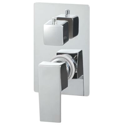 vidaXL Sistem de duș, argintiu, oțel inoxidabil 201