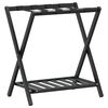 vidaXL Suport pentru bagaje, negru, 68x38x58 cm, bambus