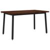 vidaXL Masă de dining pătrată 140 x 90 x 75 cm Lemn Solid de Acacia