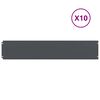 vidaXL Borduri de gazon 10 buc Antracit 20x103 cm Oțel laminat la rece