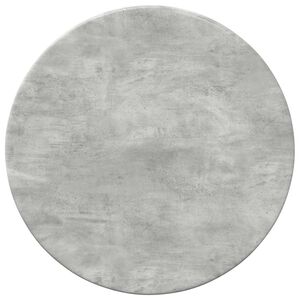 vidaXL Placă de masă &Oslash; 30 x 1,5 cm Rotund Lemn prelucrat Gri Beton