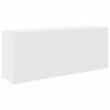 vidaXL Dulap de perete de baie, alb, 100x25x40 cm, lemn prelucrat