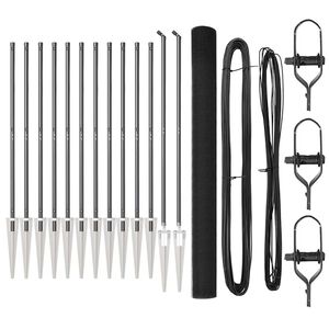 vidaXL Gard de s&acirc;rmă sudată cu țepi 25 x 1,5 m Oțel acoperit cu PVC