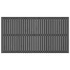 vidaXL Tăblie de pat pentru perete, gri, 204x3x110 cm, lemn masiv pin