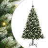 vidaXL 300 LED-uri Alb cald PVC și Metal Verde și alb