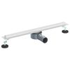 vidaXL Scurgere de duș la 360&deg; cu model subțire Argintiu 60 cm