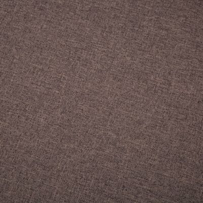 vidaXL Canapea în formă de L, maro, 186x136x79 cm, tapițerie textilă