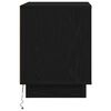 vidaXL Dulap de noapte Negru 44 x 34,5 x 45 cm Lemn compozit