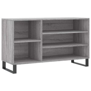 vidaXL Pantofar, gri sonoma, 102x36x60 cm, lemn prelucrat