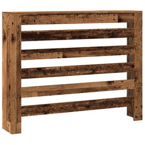 vidaXL Mască pentru calorifer, lemn vechi, 104x20x82cm, lemn prelucrat