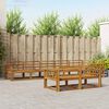 vidaXL Set de canapele de exterior 8 pcs natural Lemn Solid de Acacia