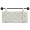 vidaXL Cap de pat suspendat Pe perete Crem 90 x 55 x 5 cm Catifea