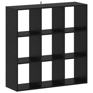 vidaXL Bibliotecă Stejar Negru 102 x 32 x 102 cm