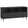 vidaXL Cabinet TV Negru 102 x 34,5 x 50 cm Lemn prelucrat