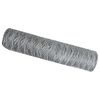 vidaXL Gard hexagonal 0,8 x 25 m Oțel galvanizat Argintiu
