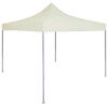 41463 vidaXL Cream Foldable Tent 3 x 3 m