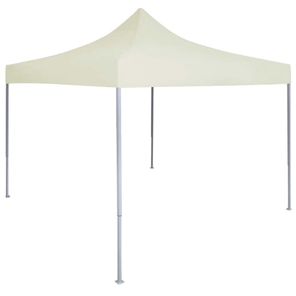 41463 vidaXL Cream Foldable Tent 3 x 3 m