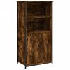 vidaXL Dulap &icirc;nalt, stejar fumuriu, 62x36x121,5 cm, lemn compozit