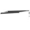 vidaXL Copertină retractabilă automată, antracit, 4,5x3 m