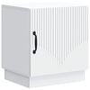 vidaXL Noptieră Alb 43 x 34,5 x 47 cm Lemn prelucrat