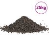 vidaXL Pietriș de bazalt, 25 kg, negru, 5-8 mm
