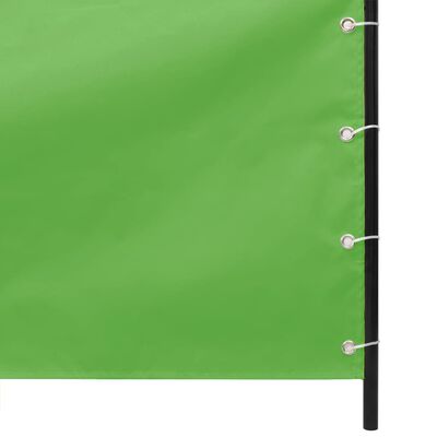 vidaXL Paravan de balcon, verde deschis, 80x240 cm, țesătură oxford