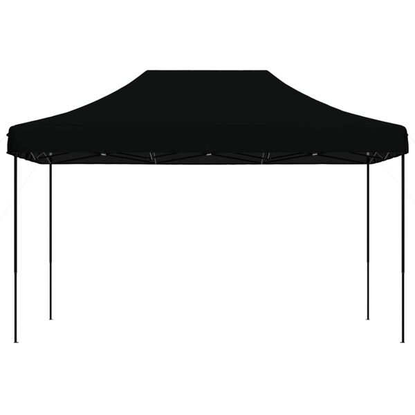 vidaXL Cort de petrecere pliabil Pop-Up, 440x292x315 cm, negru