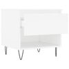 vidaXL Măsuță de cafea, alb, 50x46x50 cm, lemn prelucrat