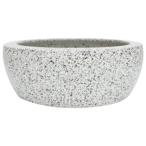 vidaXL Lavoar de blat, gri, rotund, &Phi;41x14 cm, ceramică