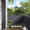 vidaXL Ecran de balcon Antracit 75 x 200 cm Oxford alu acoperit cu PU