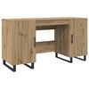 vidaXL Birou stejar artizanal Lemn prelucrat 140 x 50 x 75 cm