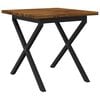 vidaXL Masă de dining pătrată 70 x 70 x 75 cm Lemn Solid de Acacia