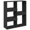 vidaXL Separator de cameră, negru, 100x33x115 cm, lemn prelucrat