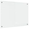 vidaXL Panou de bucătărie Transparent 80 x 60 cm sticlă securizată