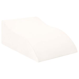 vidaXL Pillow pentru Picioare Alb 68 x 41 x 24 cm Spumă PU