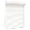vidaXL Obturator rulant Manual Alb 100 x 120 cm Aluminiu și Poliuretan
