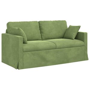 vidaXL Canapea Verde deschis 158 x 78 x 80 cm Catifea