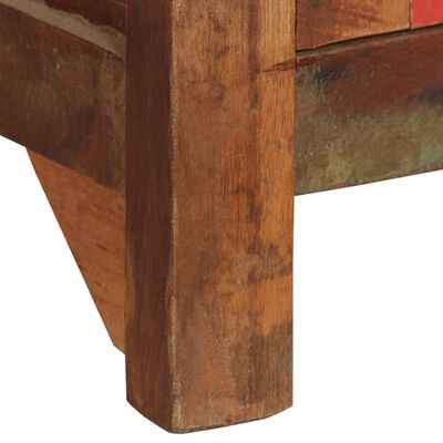 vidaXL Servantă cu rafturi, 65 x 30 x 180 cm, lemn masiv reciclat