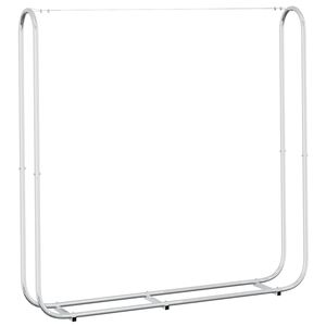 vidaXL Suport pentru lemne de foc 150x25x150 cm Oțel galvanizat